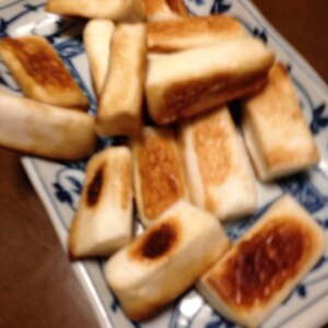 白はんぺんの香ばしバター醤油焼き